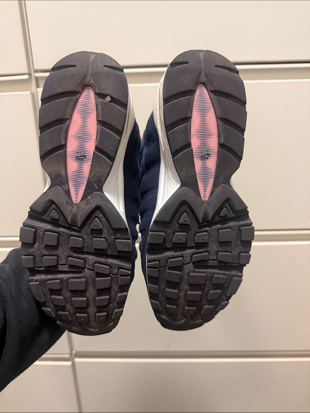 Women’s Pink and Blue Athletic Sneakers - Casual Comfort - Picture 4 of 4